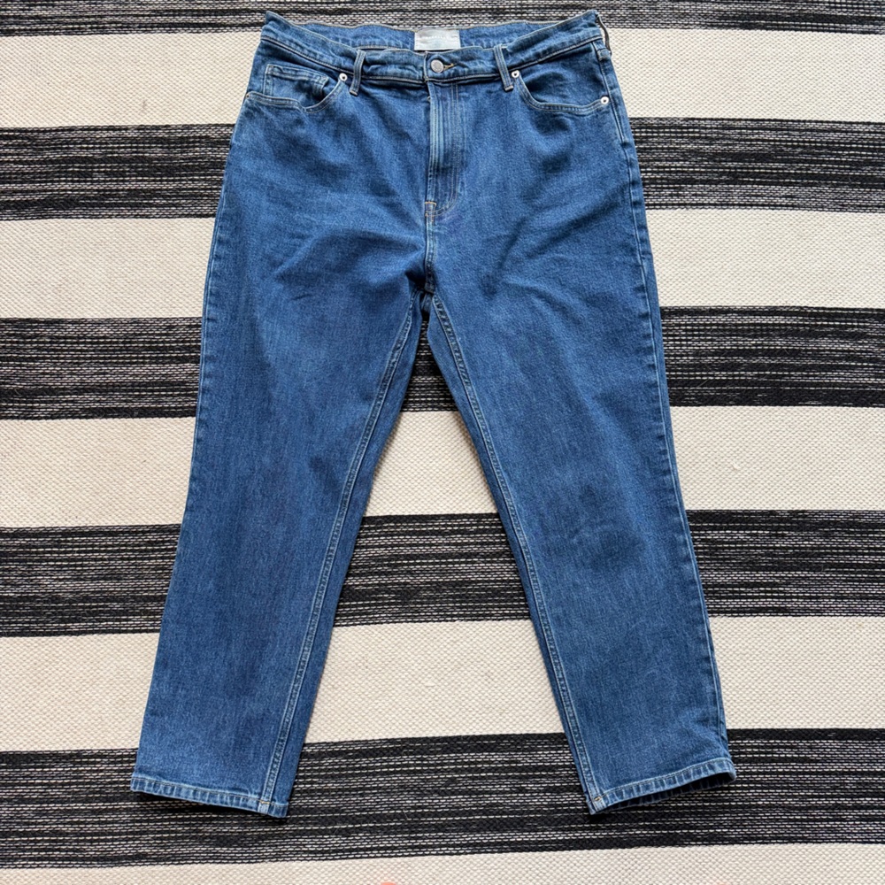 Everlane Women's Cropped Medium Wash Blue Denim Jeans Size 32